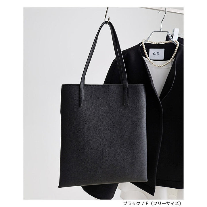 【evernavy】A4 仿皮肩背托特包 Japan E-Shop