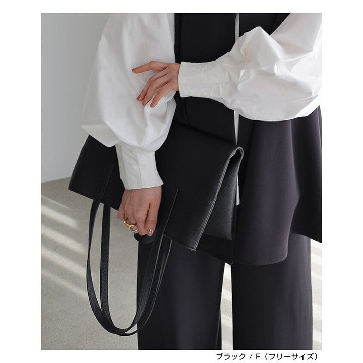【evernavy】A4 仿皮肩背托特包 Japan E-Shop