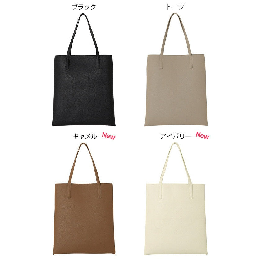 【evernavy】A4 仿皮肩背托特包 Japan E-Shop