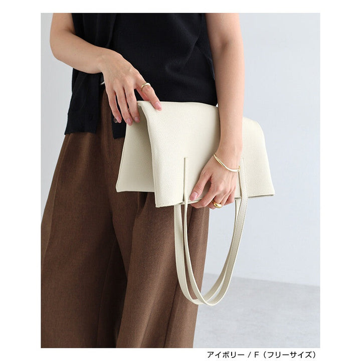 【evernavy】A4 仿皮肩背托特包 Japan E-Shop