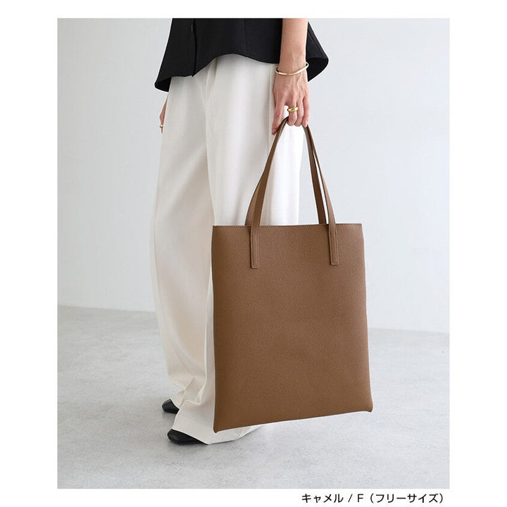 【evernavy】A4 仿皮肩背托特包 Japan E-Shop