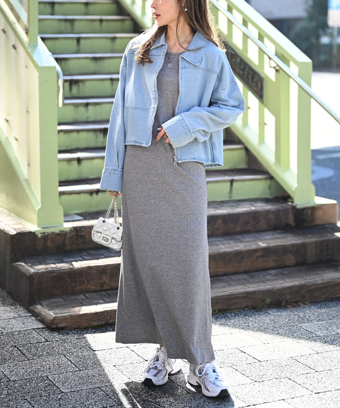 【TOPWHOLE】雙拉鍊短版牛仔外套 Japan E-Shop