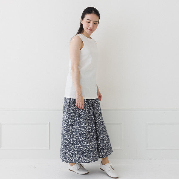【crea delice】強撚絲光棉日常剪裁背心 Japan E-Shop