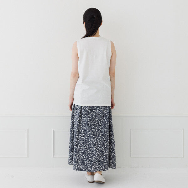 【crea delice】強撚絲光棉日常剪裁背心 Japan E-Shop