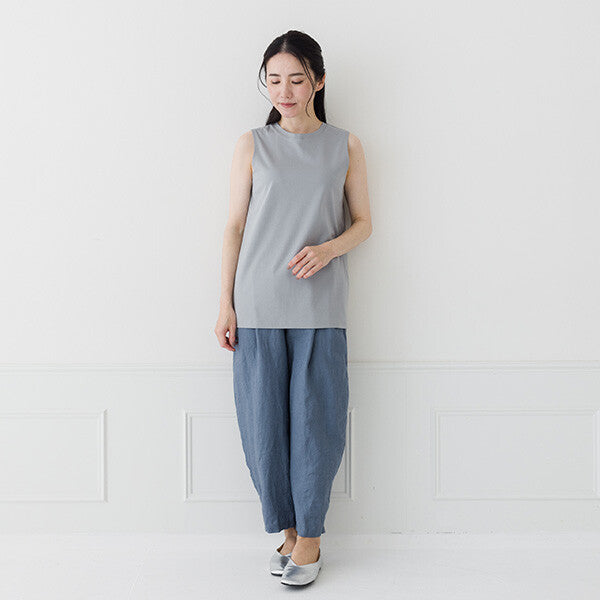 【crea delice】強撚絲光棉日常剪裁背心 Japan E-Shop