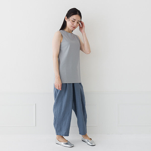 【crea delice】強撚絲光棉日常剪裁背心 Japan E-Shop