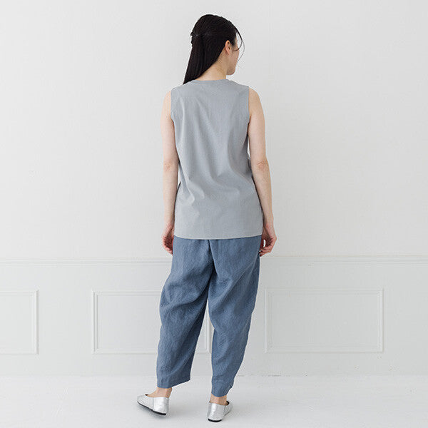 【crea delice】強撚絲光棉日常剪裁背心 Japan E-Shop