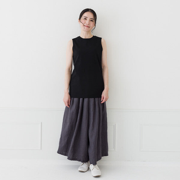 【crea delice】強撚絲光棉日常剪裁背心 Japan E-Shop