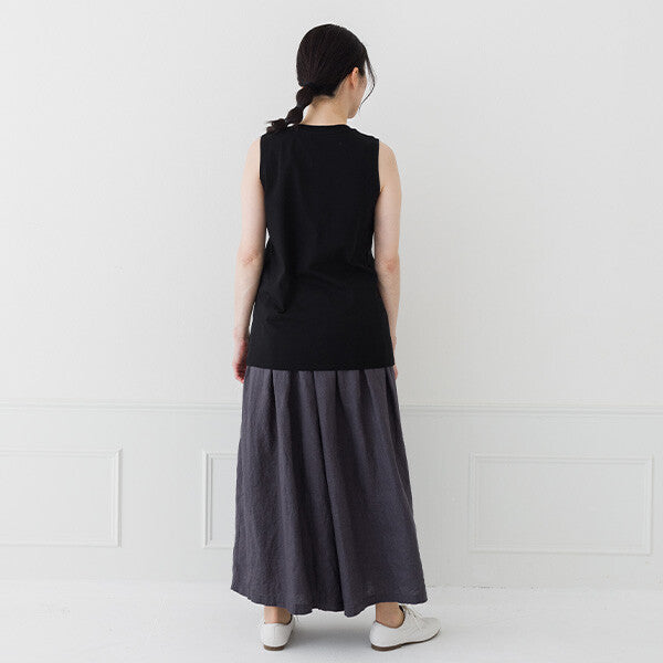 【crea delice】強撚絲光棉日常剪裁背心 Japan E-Shop