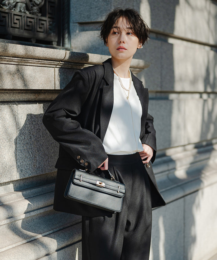 【TOPWHOLE】斜紋單排釦西裝外套 Japan E-Shop