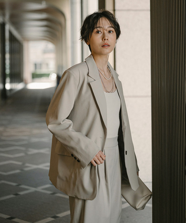 【TOPWHOLE】斜紋單排釦西裝外套 Japan E-Shop