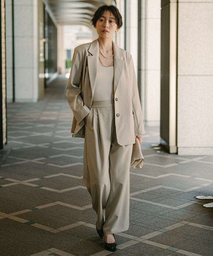 【TOPWHOLE】斜紋單排釦西裝外套 Japan E-Shop