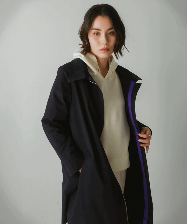 【Bou Jeloud】彈力棉質輕量長版外套 顏色