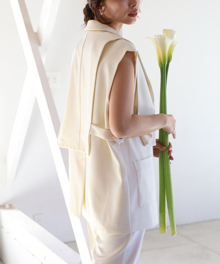 【TOPWHOLE】兩件式簡約長版背心套組 Japan E-Shop