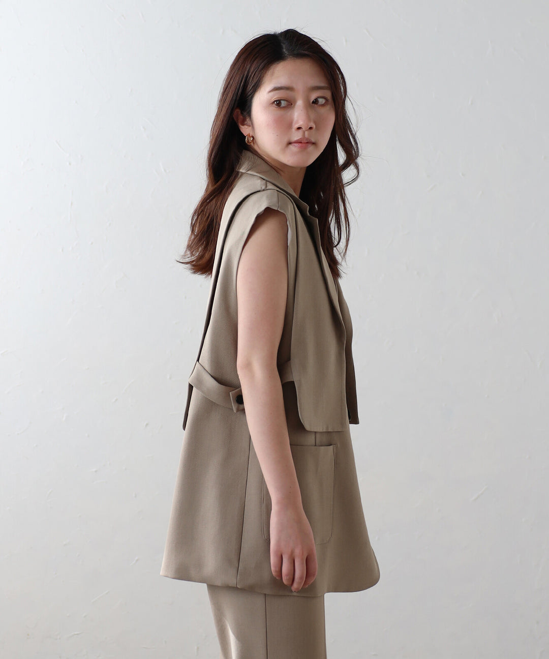 【TOPWHOLE】兩件式簡約長版背心套組 Japan E-Shop