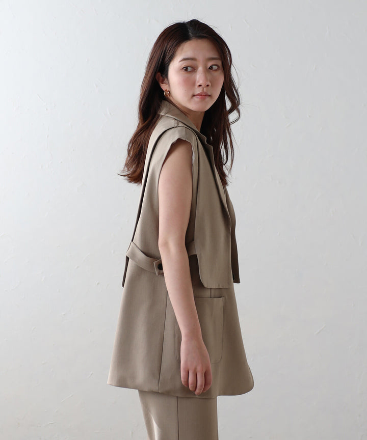 【TOPWHOLE】兩件式簡約長版背心套組 Japan E-Shop