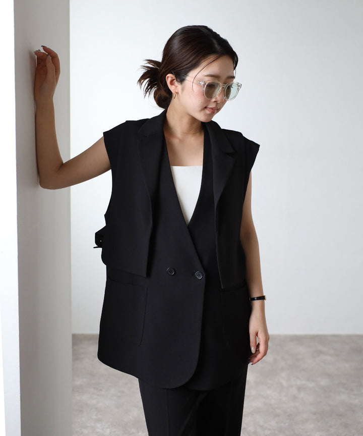 【TOPWHOLE】兩件式簡約長版背心套組 Japan E-Shop