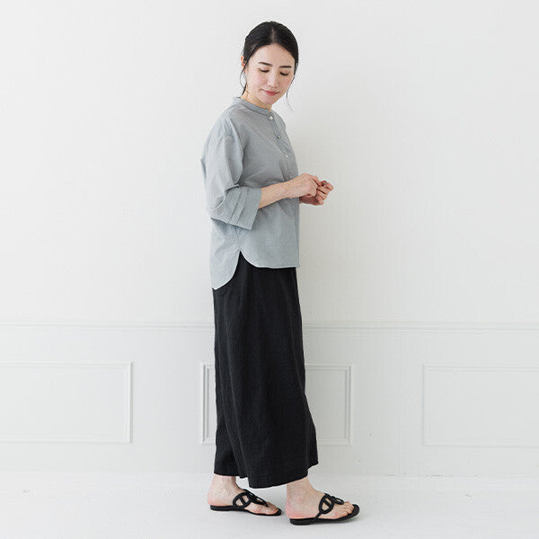 【crea delice】棉尼龍打褶袖襯衫 Japan E-Shop