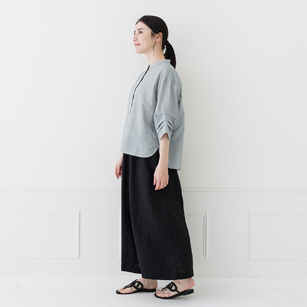【crea delice】棉尼龍打褶袖襯衫 Japan E-Shop