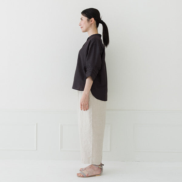 【crea delice】棉尼龍打褶袖襯衫 Japan E-Shop