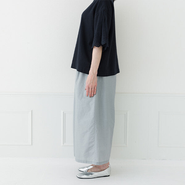 【crea delice】棉尼龍寬版長褲 Japan E-Shop