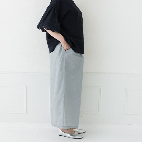 【crea delice】棉尼龍寬版長褲 Japan E-Shop