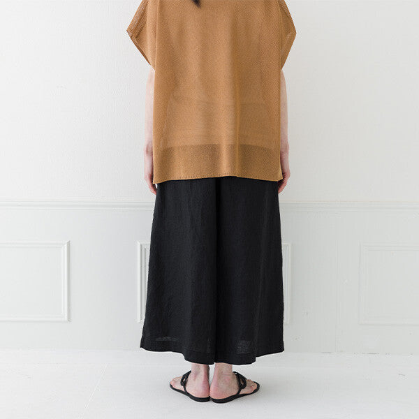 【crea delice】棉尼龍寬版長褲 Japan E-Shop