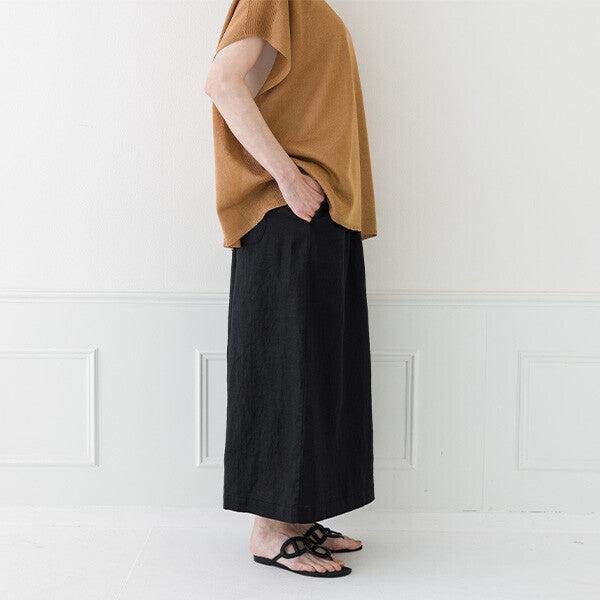 【crea delice】棉尼龍寬版長褲 Japan E-Shop