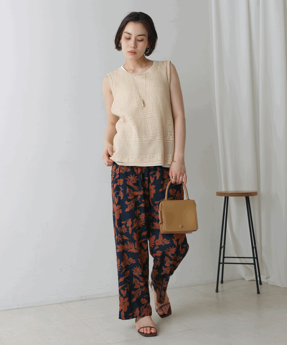 【Bou Jeloud】後綁帶鏤空針織背心組 顏色