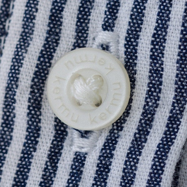 【kermu】皺褶棉寬版立領襯衫 Japan E-Shop