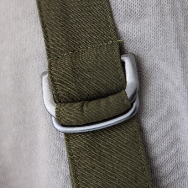 【kermu】純棉打褶吊帶連身褲 Japan E-Shop