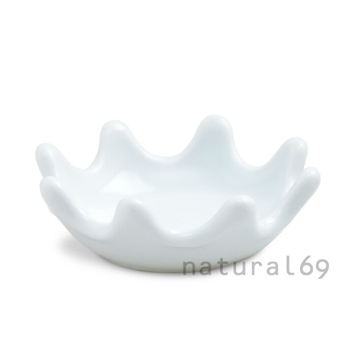 natural69 牛奶皇冠箸置豆缽 波佐見燒 日本製 Japan E-Shop