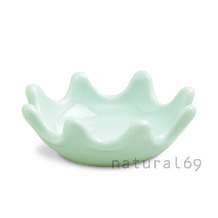 natural69 牛奶皇冠箸置豆缽 波佐見燒 日本製