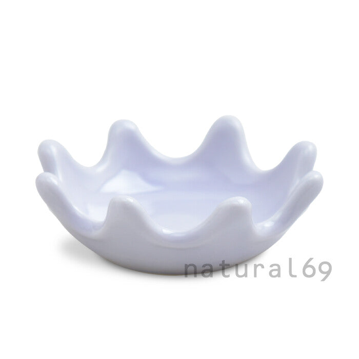 natural69 牛奶皇冠箸置豆缽 波佐見燒 日本製