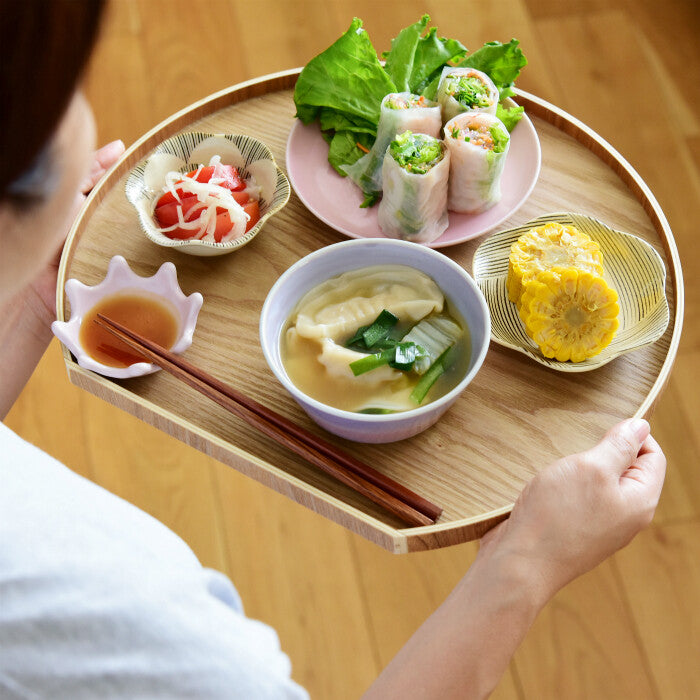 natural69 牛奶皇冠箸置豆缽 波佐見燒 日本製