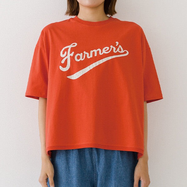 【kermu】接觸冷感裂紋字母寬版T恤 Japan E-Shop