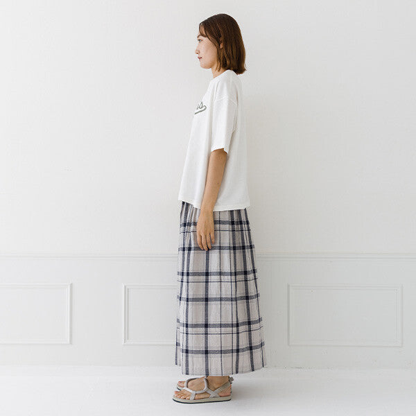 【kermu】接觸冷感裂紋字母寬版T恤 Japan E-Shop