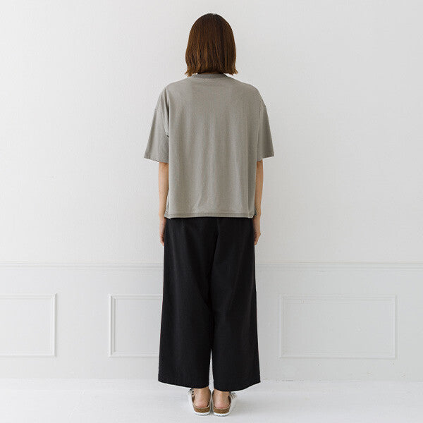 【kermu】接觸冷感裂紋字母寬版T恤 Japan E-Shop