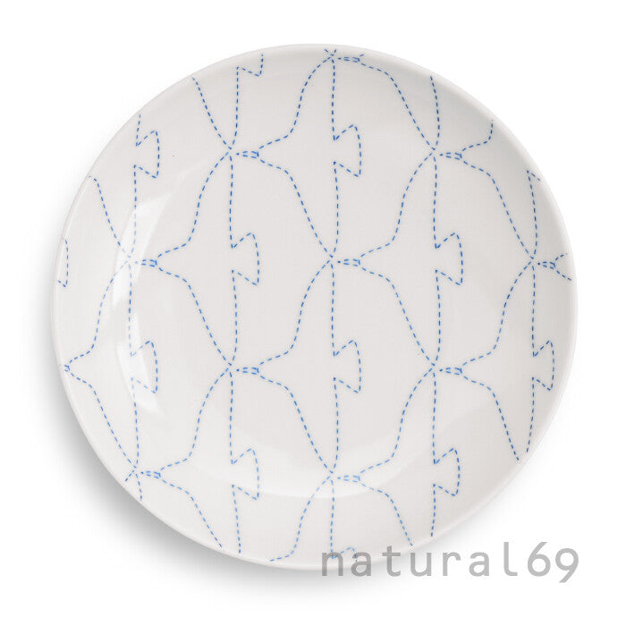 【natural69】swatch 波佐見燒線條圖紋餐盤 15cm 可微波