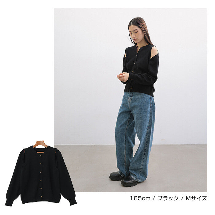 【Alma Design】2way釦式短版針織罩衫／背心 兩穿法造型 顏色