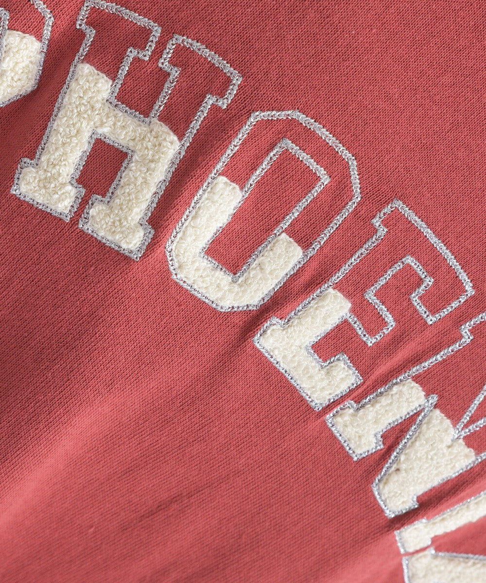 【iriey】立體刺繡大學風字母 純棉寬鬆套頭衫 Japan E-Shop