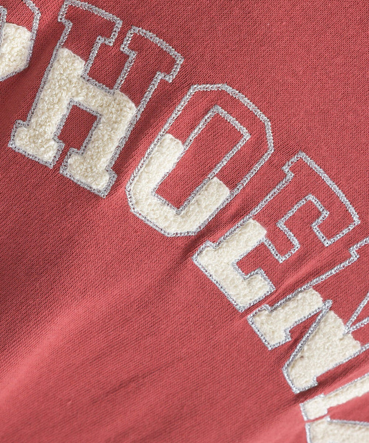 【iriey】立體刺繡大學風字母 純棉寬鬆套頭衫 Japan E-Shop