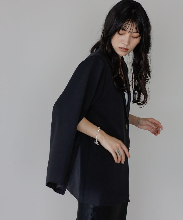 【TOPWHOLE】袖開衩腰帶西裝外套 Japan E-Shop