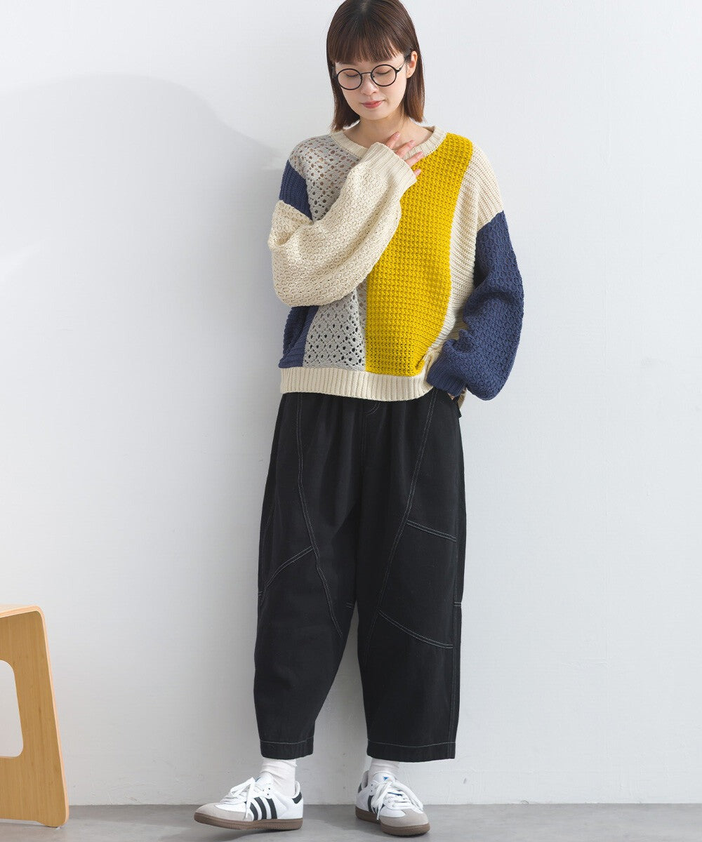 【iriey】透明感針織 寬鬆版型 套頭衫 Japan E-Shop