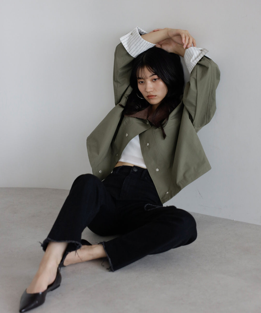 【TOPWHOLE】拼接燈芯絨領工裝外套 Japan E-Shop
