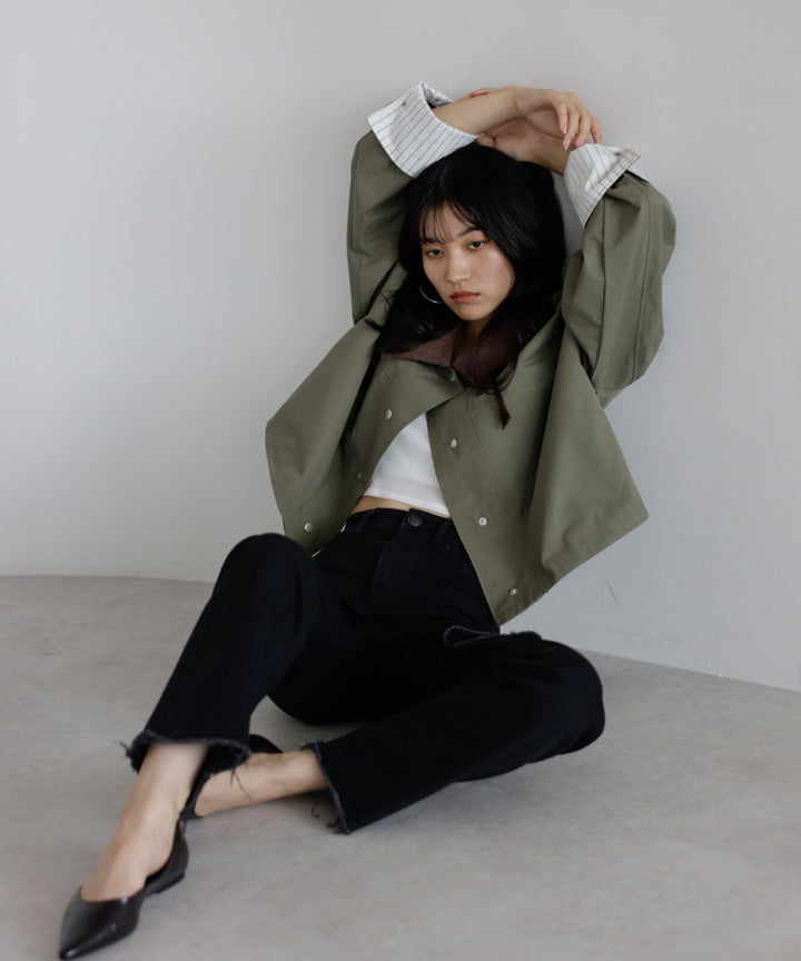 【TOPWHOLE】拼接燈芯絨領工裝外套 Japan E-Shop