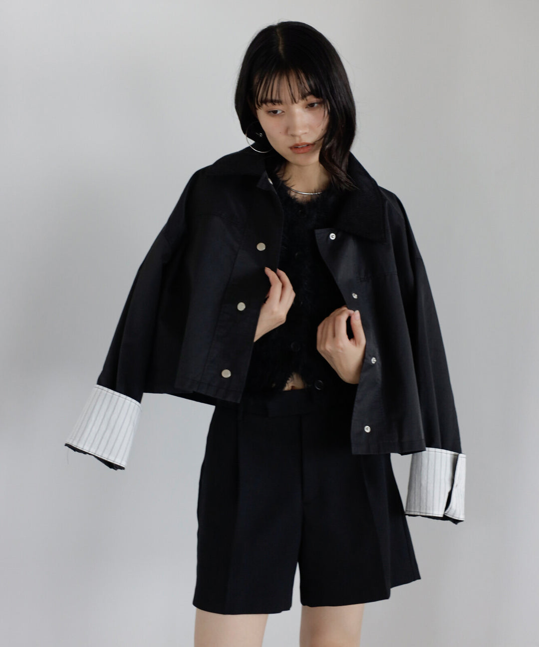 【TOPWHOLE】拼接燈芯絨領工裝外套 Japan E-Shop