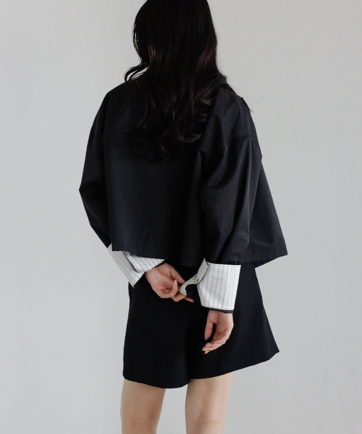 【TOPWHOLE】拼接燈芯絨領工裝外套 Japan E-Shop
