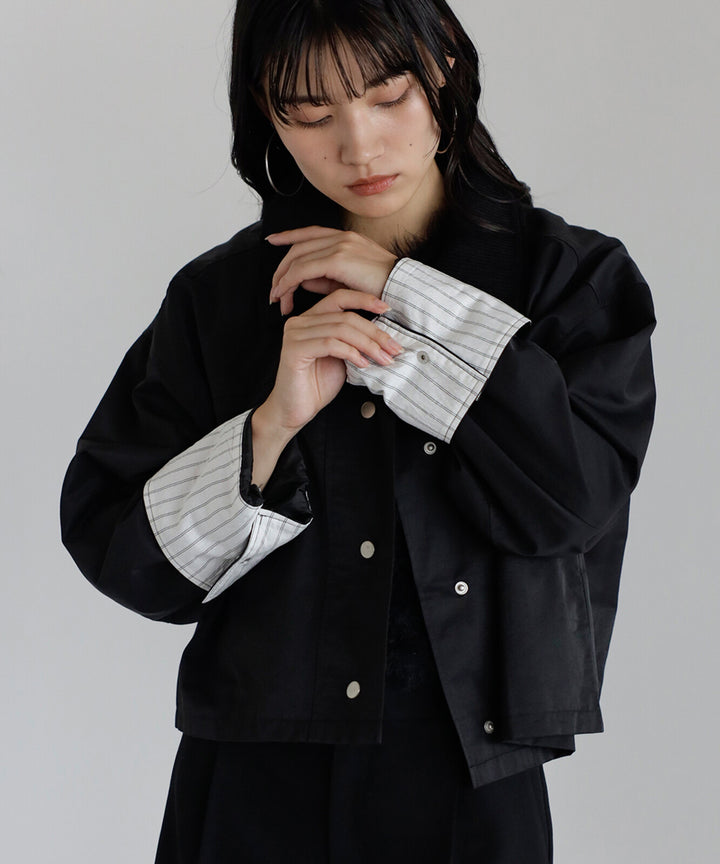 【TOPWHOLE】拼接燈芯絨領工裝外套 Japan E-Shop
