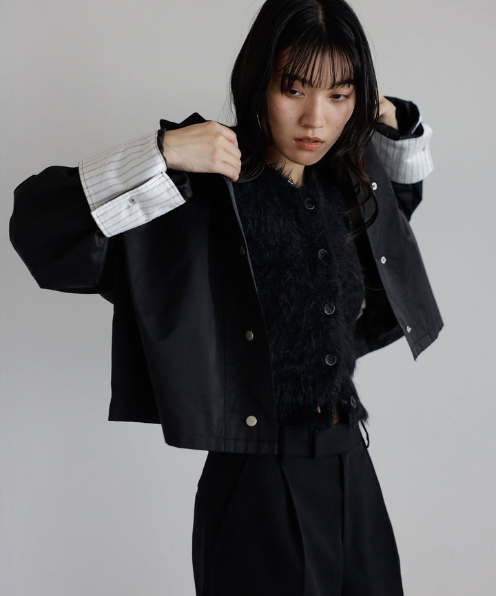 【TOPWHOLE】拼接燈芯絨領工裝外套 Japan E-Shop